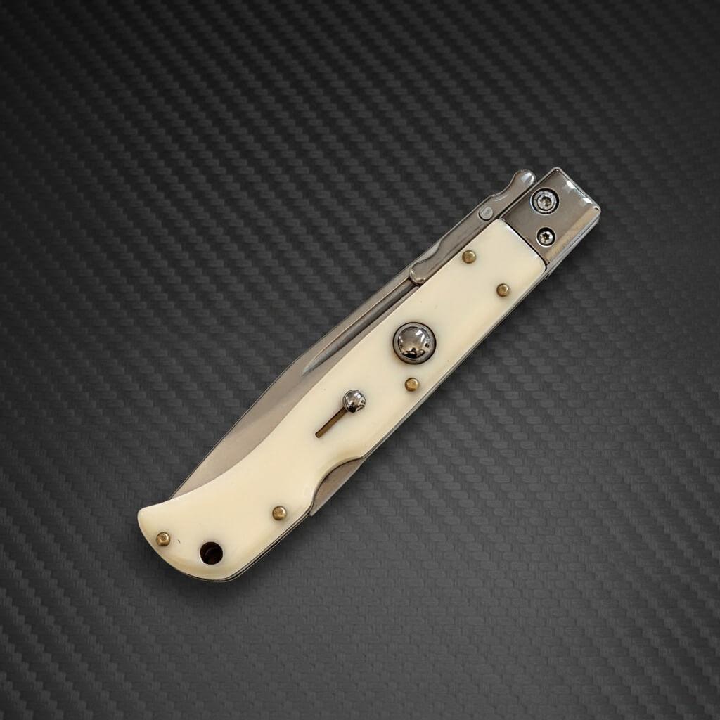 AKC 9" Italian Roma Swinguard Automatic - Ivory (3.75" Polished)