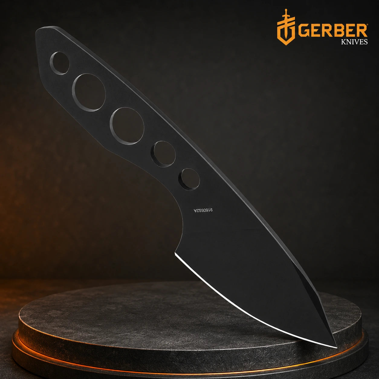 Gerber Dibs Fixed Blade Knife 440A Steel 6.4cm Blade Black