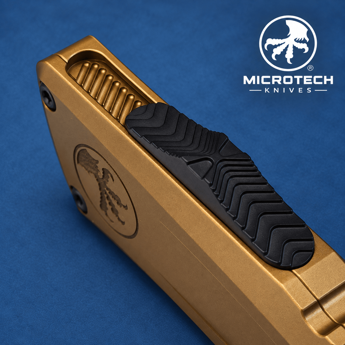 Microtech Combat Troodon Gen III TE Tan Aluminum Automatic Knife