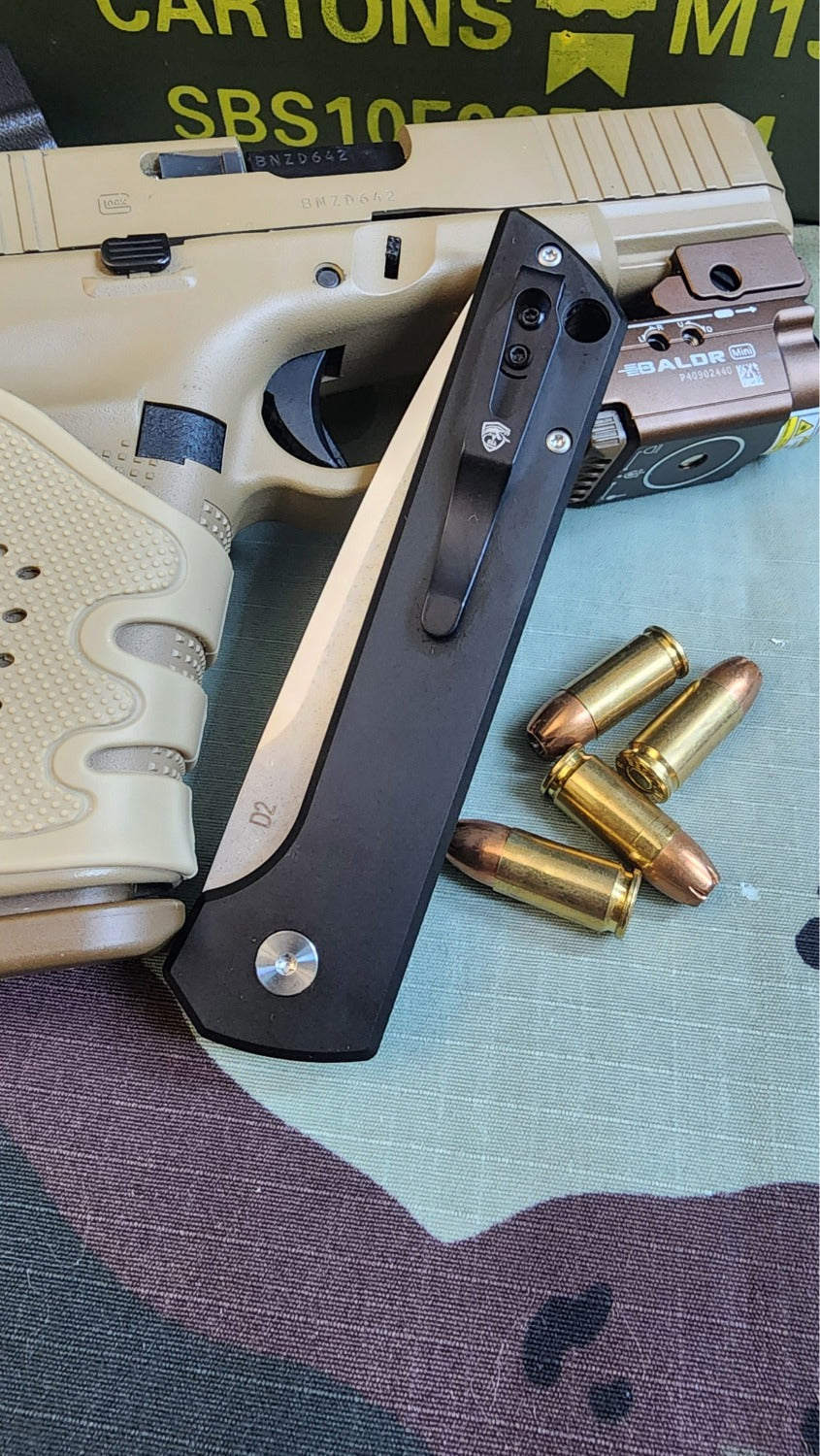 Raptor-9R Striker Automatic Knife (Satin DP 3.5")