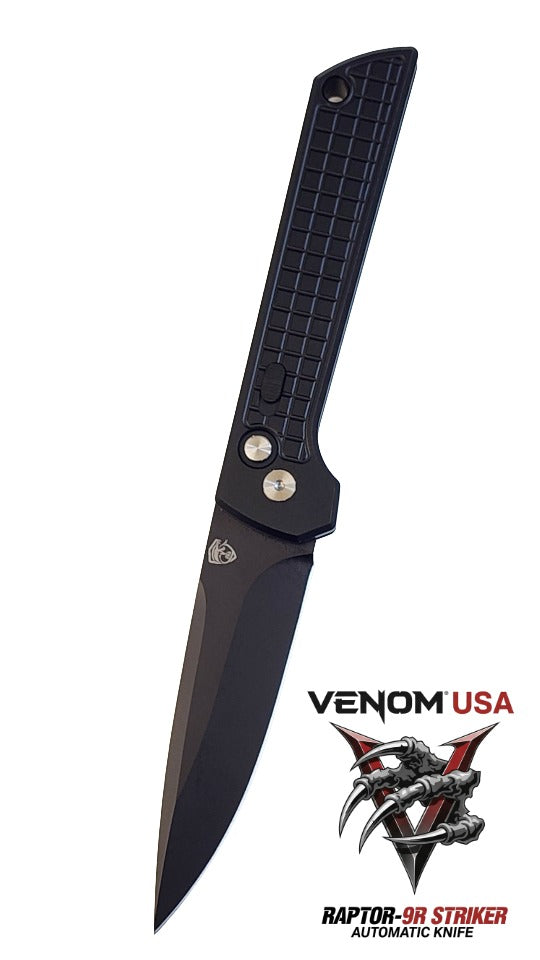 Raptor-9R Striker Automatic Knife (Black DP 3.5")