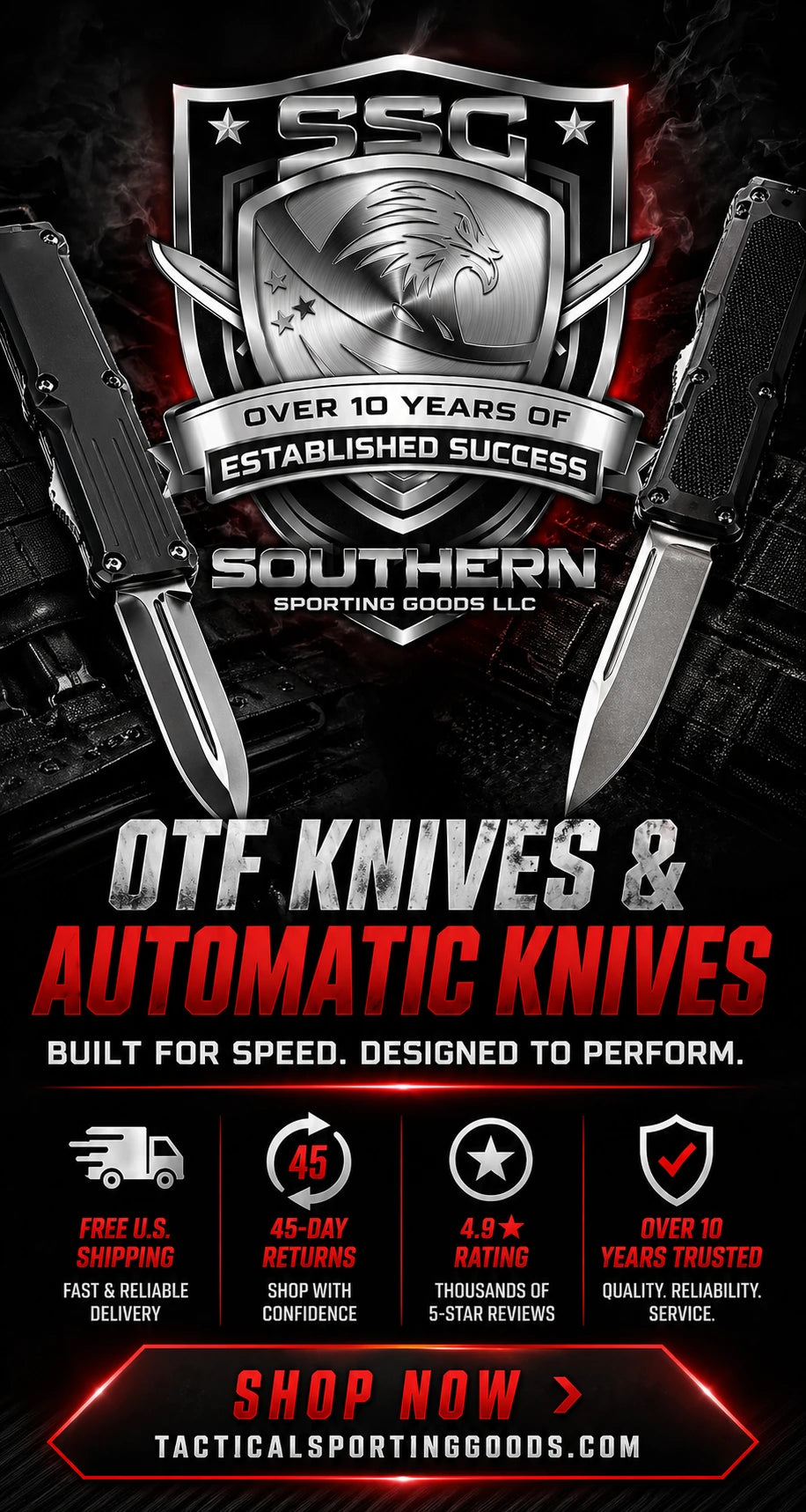 Tactical OTF Knives. Find the Best Automatic Knife for Your EDC