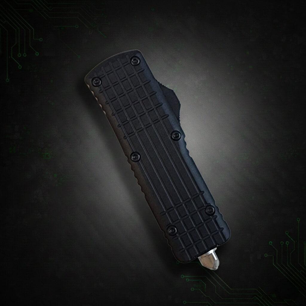 OTF Knife V20 Mini Black Satin Tanto 2.0 - Compact and durable automatic knife