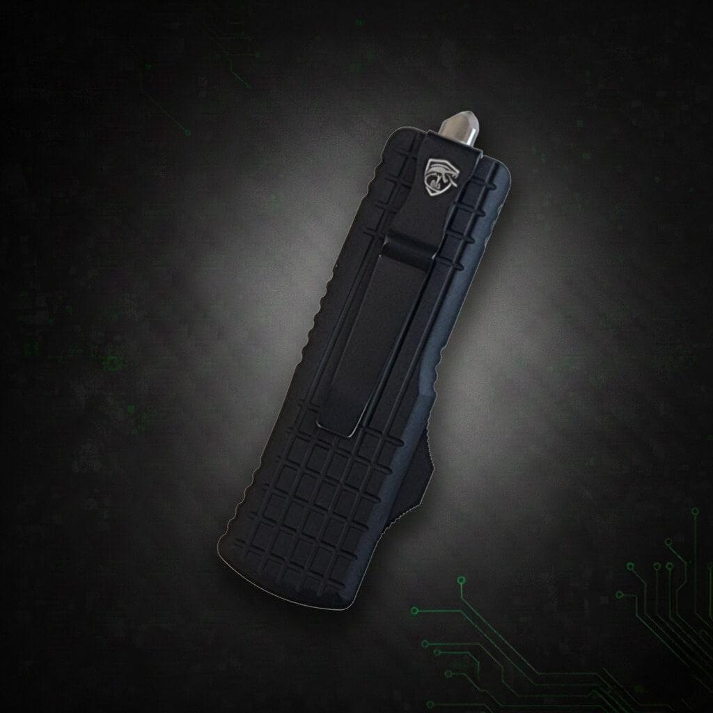 V20 Mini OTF Knife - Black (Satin Tanto 2.0")