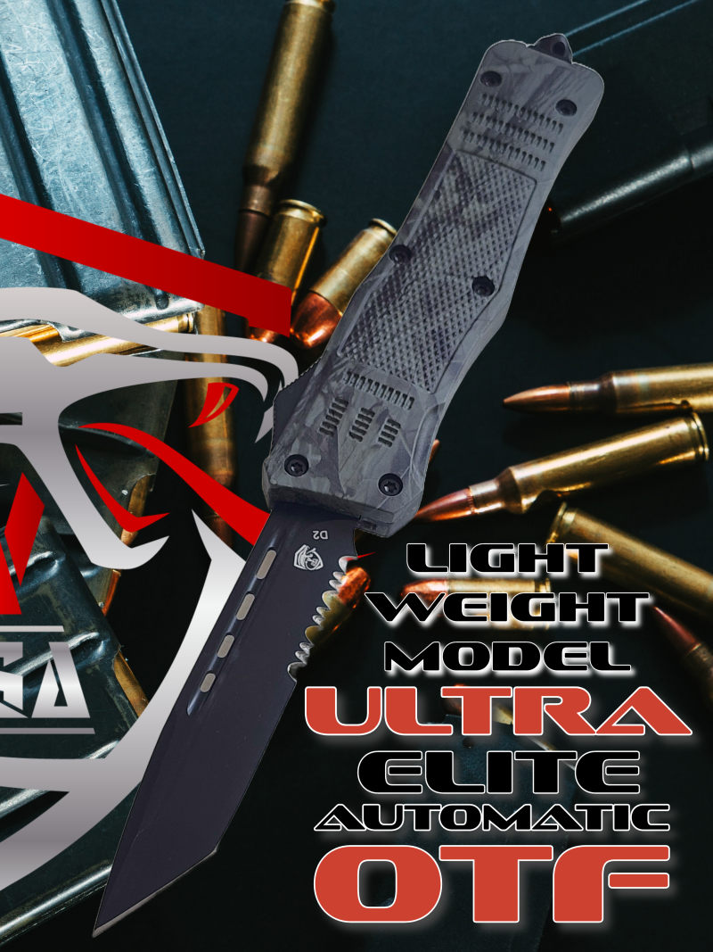 Close-up of venom extracted on a knife blade, highlighting the dangerous combination of venom and sharp weaponry.