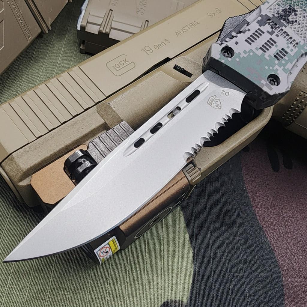 Elite Venom OTF Knife showcasing sleek design and superior craftsmanship for tactical use