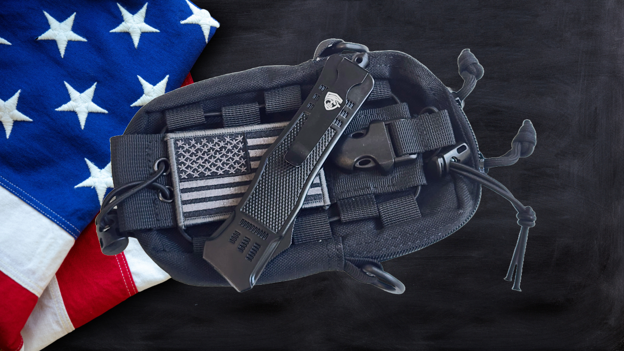 Venom 4TR ELITE Tactical OTF Knife - Black (Black Drop Point 3.4").