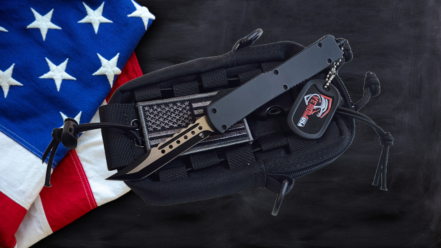 Venom Force 5 OTF Auto Knife - Black (Spartan 3.25").