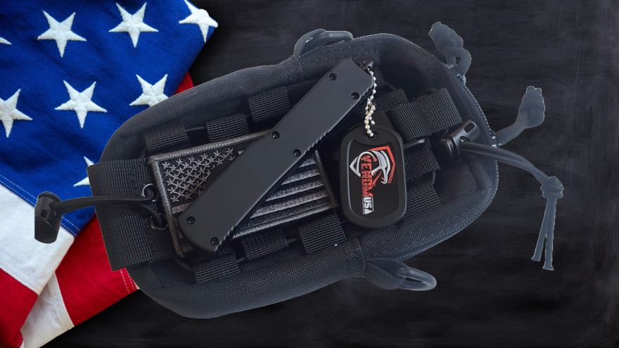 Venom Force 5 OTF Auto Knife - Black (Spartan 3.25").