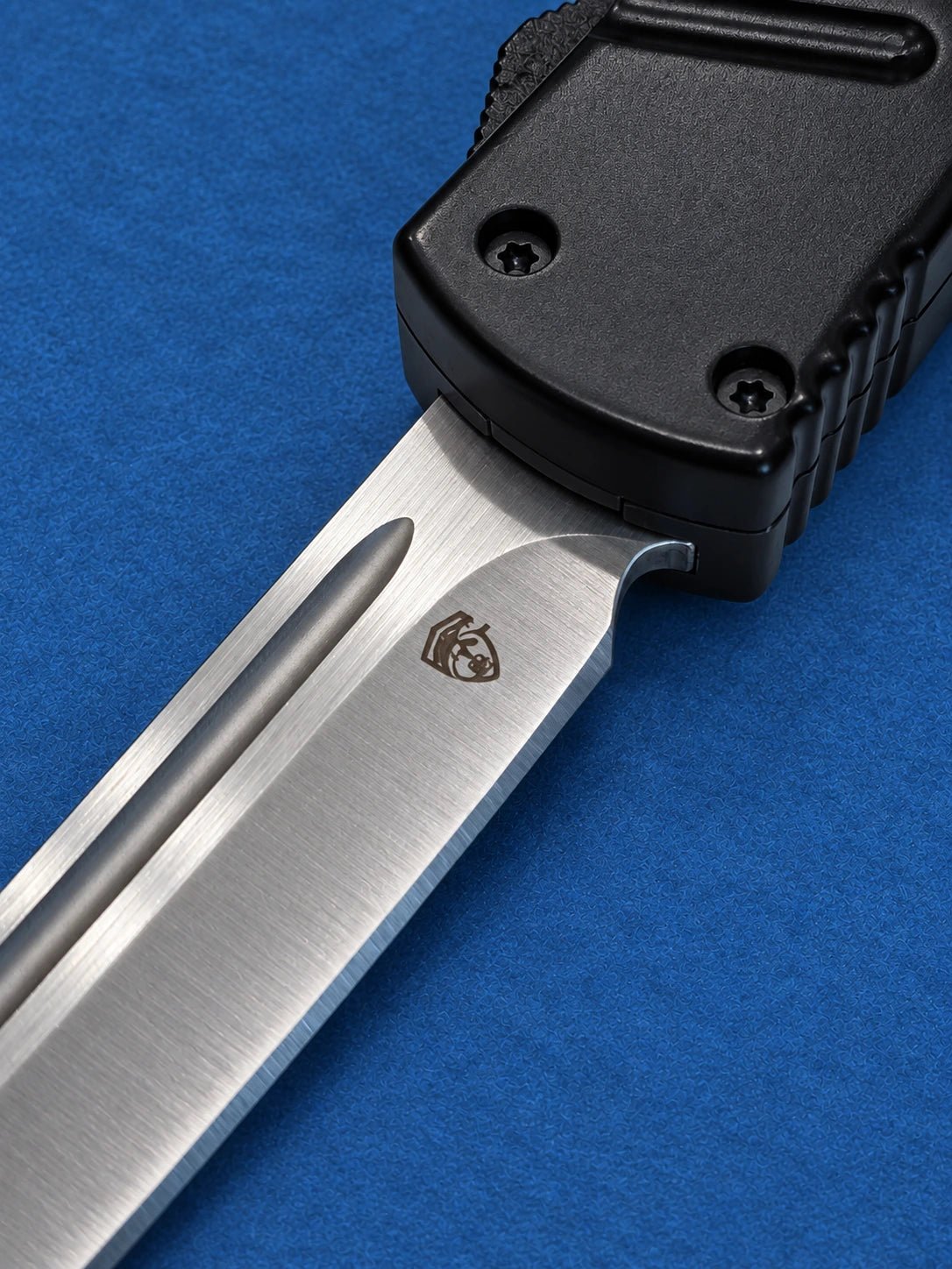 Venom USA Hex Force OTF Automatic Knife – Black Satin Tanto 3.25