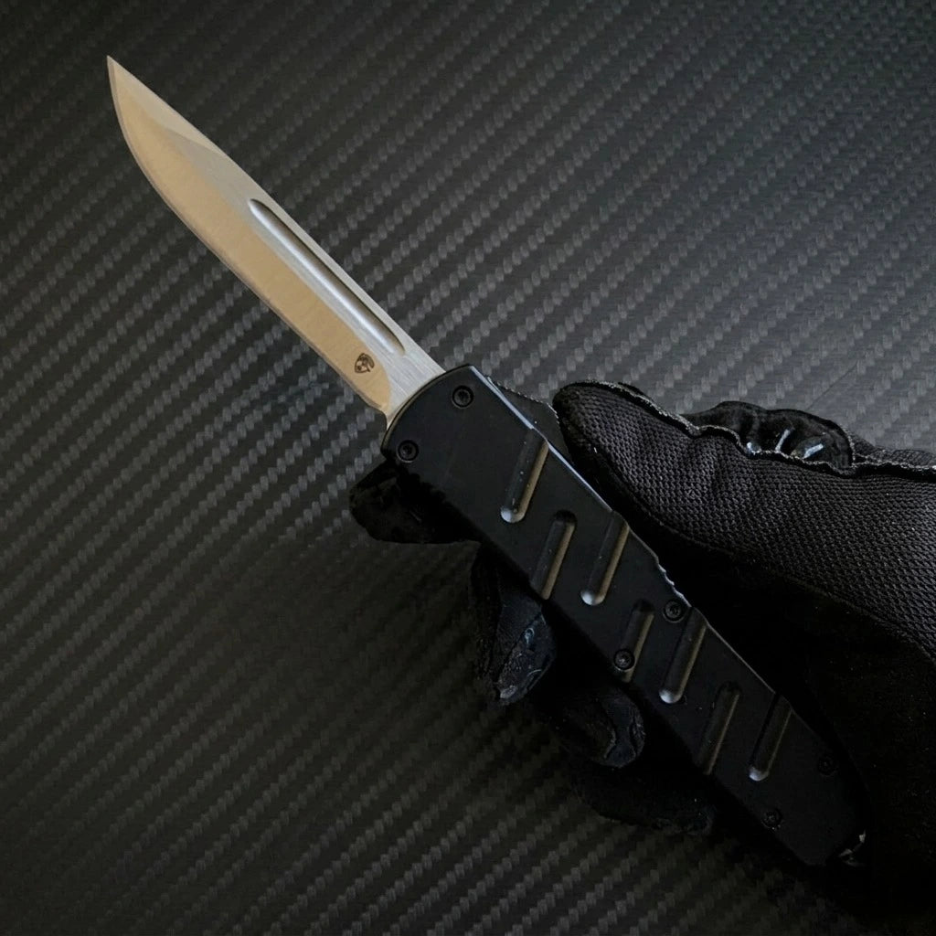 Venom X3 Nighthawk Automatic OTF Knife - Black (Satin DP 3.25")