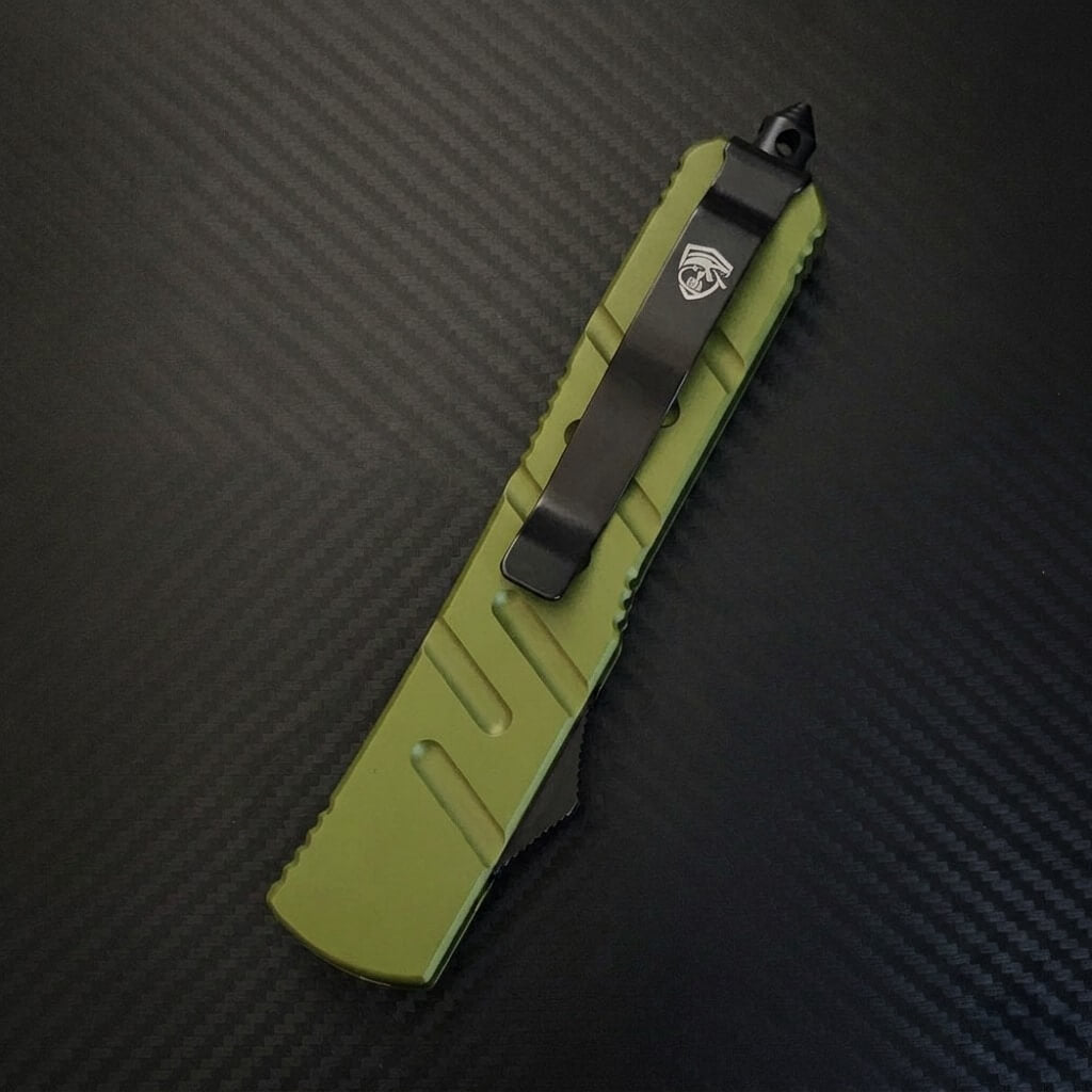 Venom X3 Nighthawk D/A Auto OTF Knife - OD (Black DE)