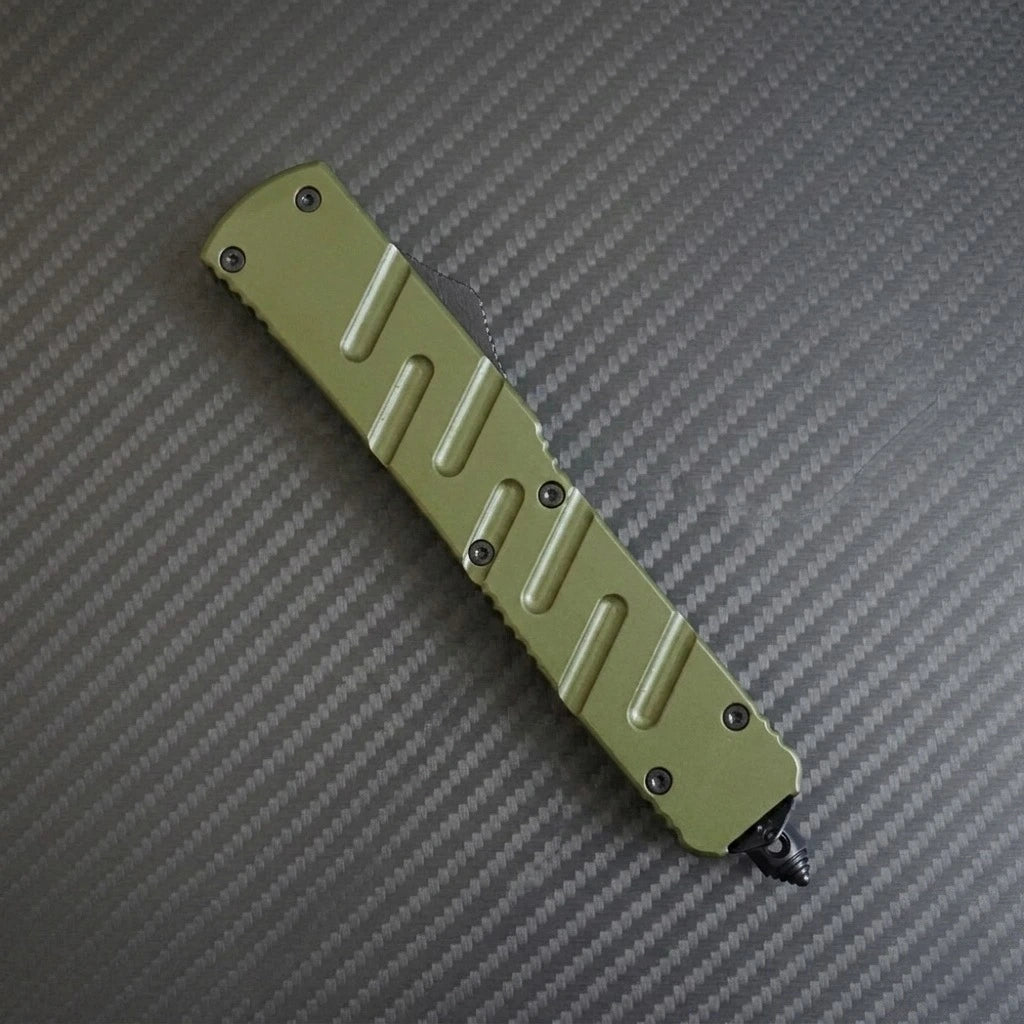 Venom X3 Nighthawk DA Auto OTF Knife - OD (Satin Tanto)