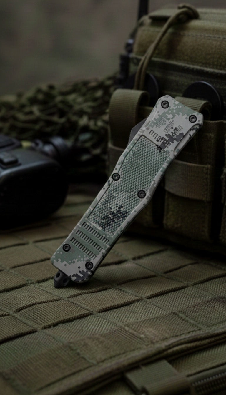 Venom 4TR ELITE Tactical OTF Automatic - Recon Camo (Satin DE 3.4")