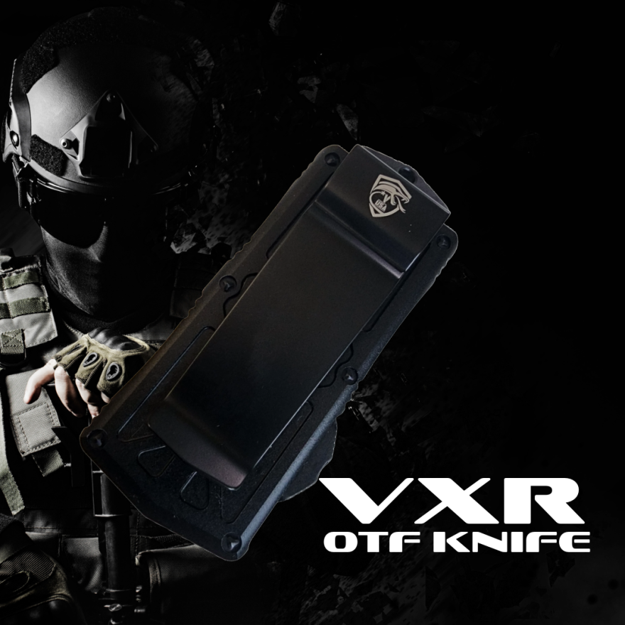 Venom VXR Compact Slim OTF Knife - Double Edge 1.98".