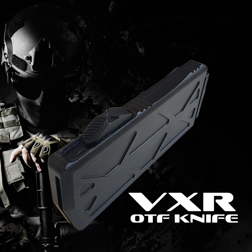 Venom VXR Compact Slim OTF Knife - Double Edge 1.98".