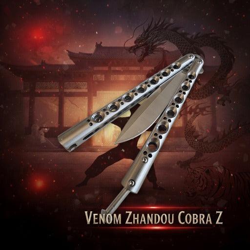 Venom Zhandou Cobra Z Butterfly Knife (Drop Point 3.5)