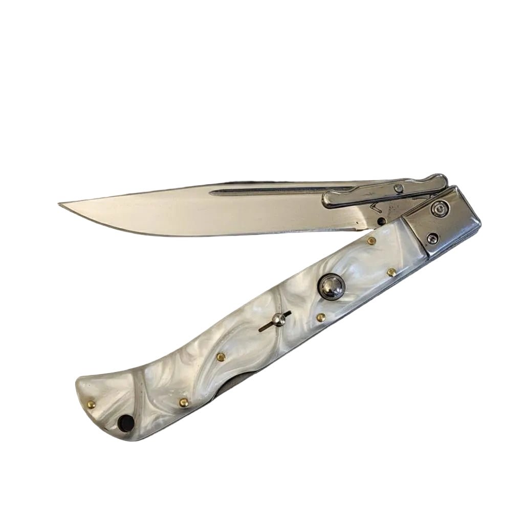 Precision-crafted Swinguard AKC 11 Italian Roma Automatic in White Pearlex with polished 4.62 finish