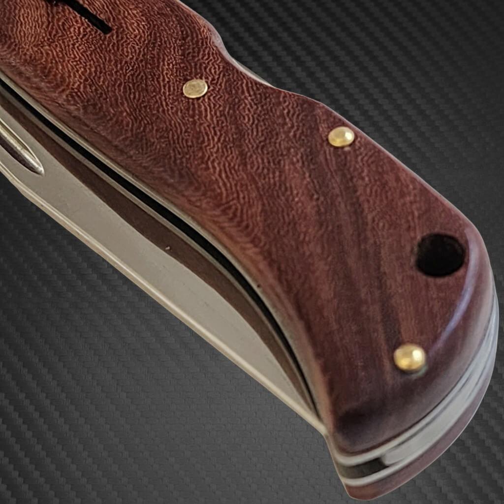 AKC 11" Italian Roma Swinguard Automatic - Wood (4.62" Polished)