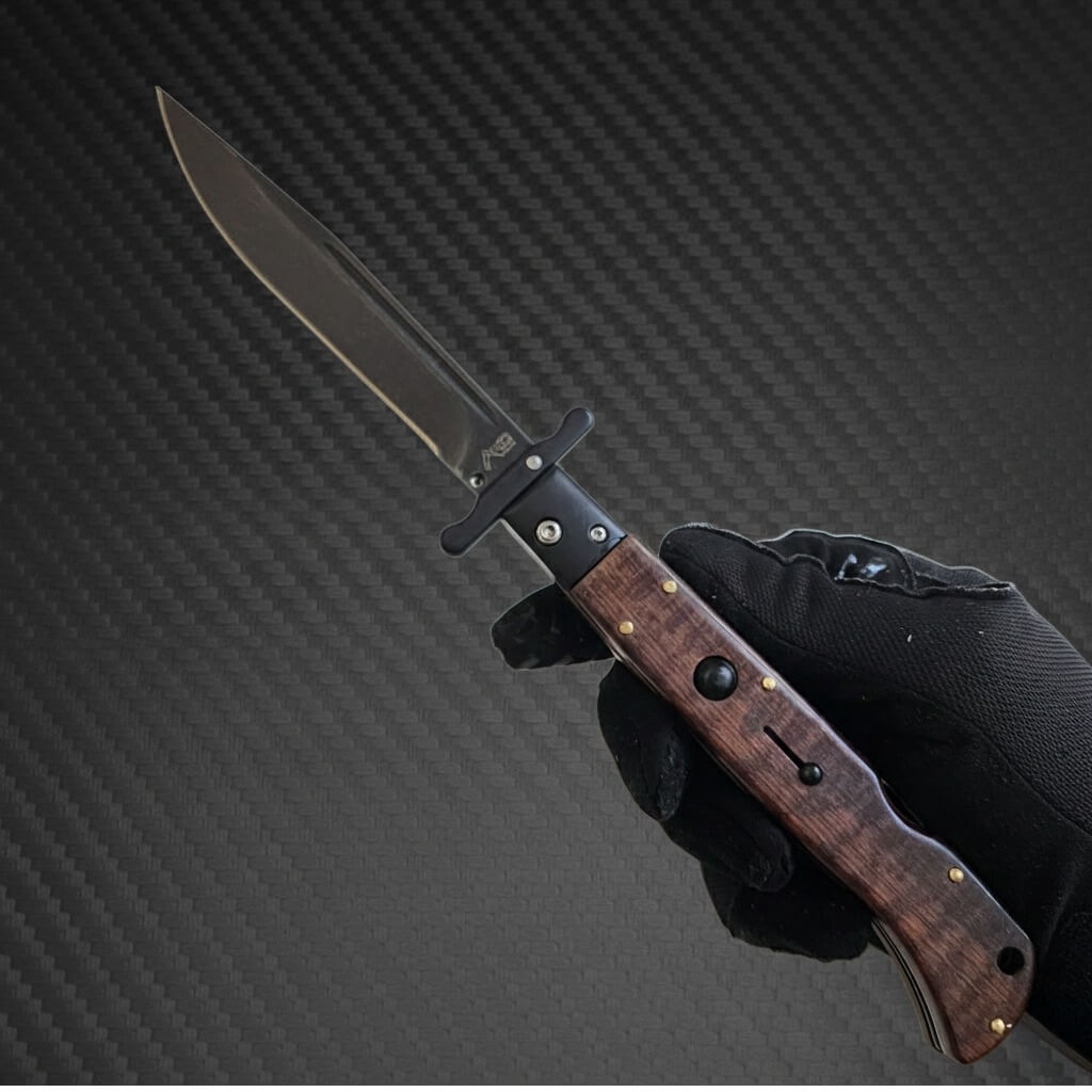 AKC 11" Roma Swinguard – Tactical Snakewood Edition (4.62" Black)