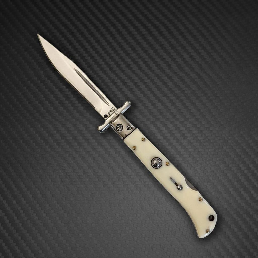 AKC 9" Italian Roma Swinguard Automatic - Ivory (3.75" Polished)