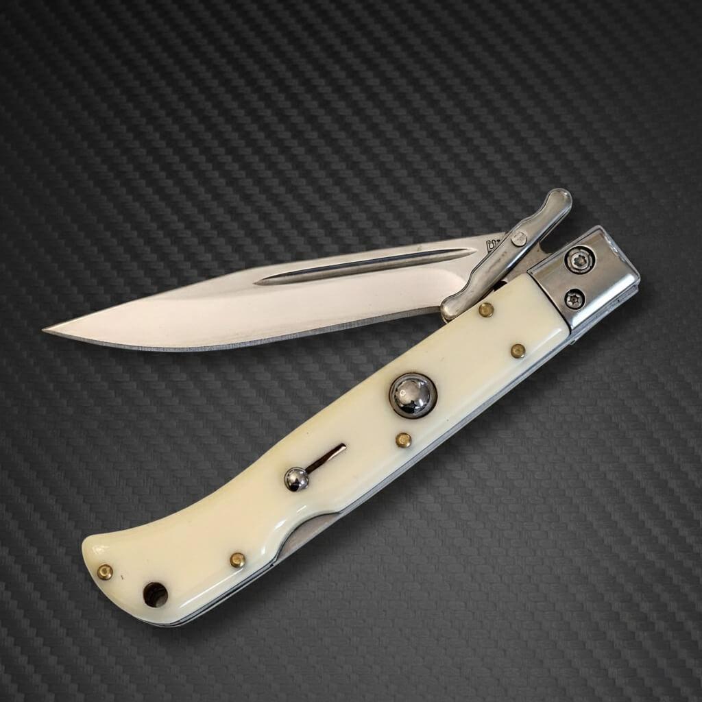 AKC 9" Italian Roma Swinguard Automatic - Ivory (3.75" Polished)
