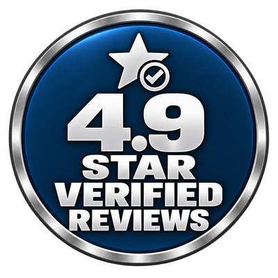 4.9 Star Verified Reviews