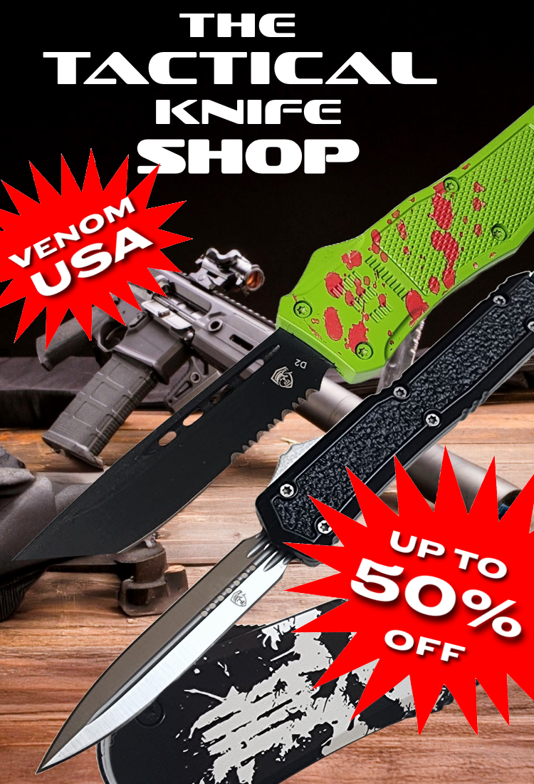 Automatic OTF Knives at Discounted Prices by Venom USA - Top Performance OTF Knife Sold in the USA