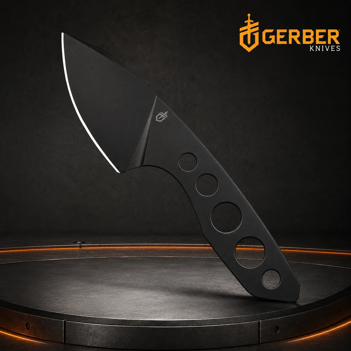 Gerber Dibs Fixed Blade Knife 440A Steel 6.4cm Blade Black