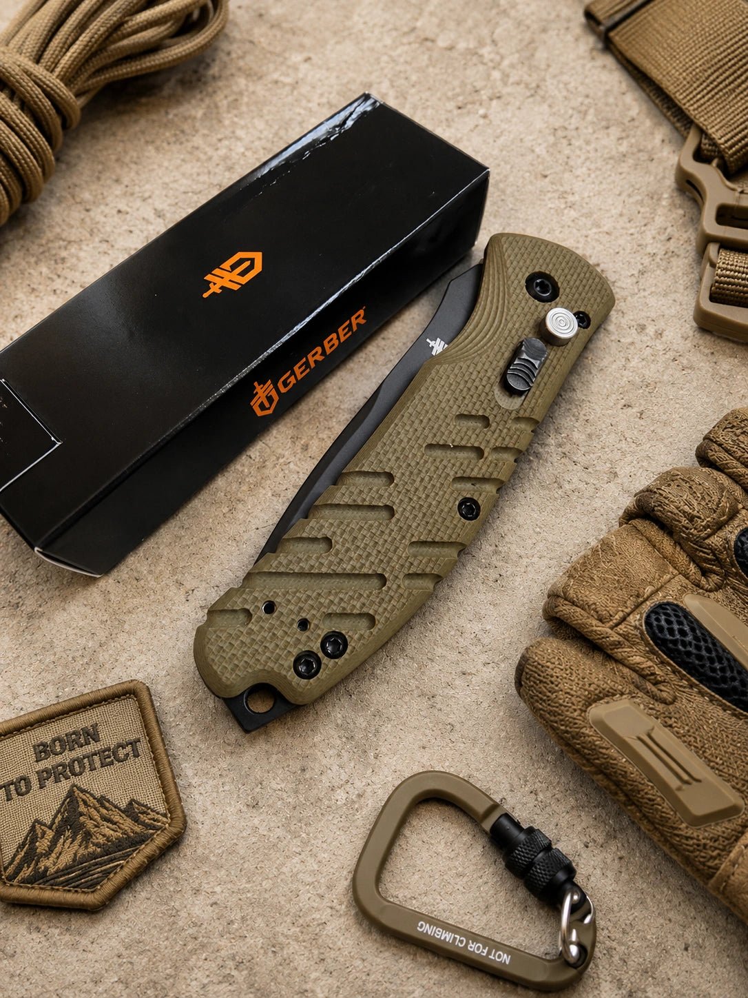 Gerber Propel Downrange Automatic Knife OD Green (3.5" Black)