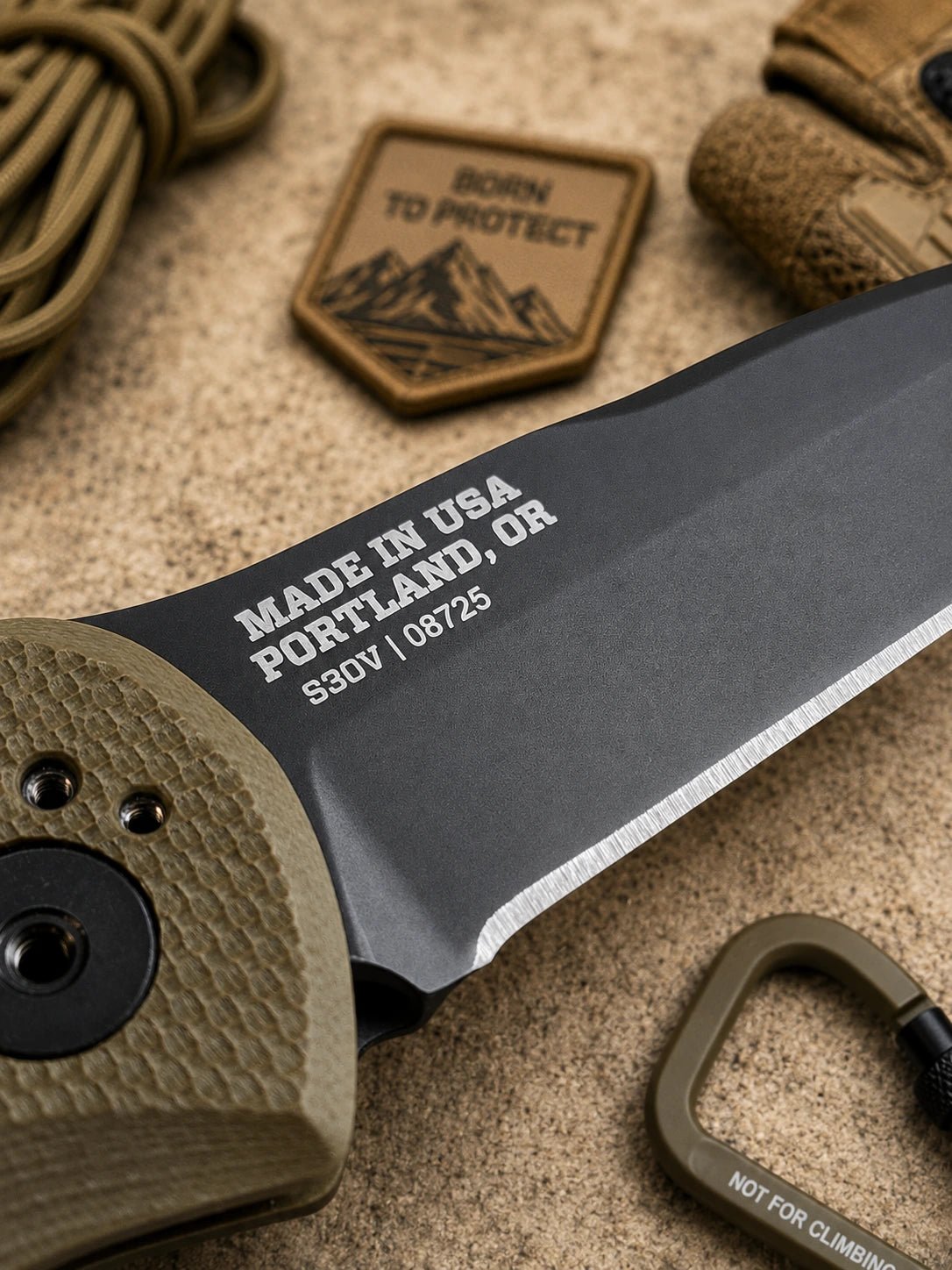 Gerber Propel Downrange Automatic Knife OD Green (3.5" Black)