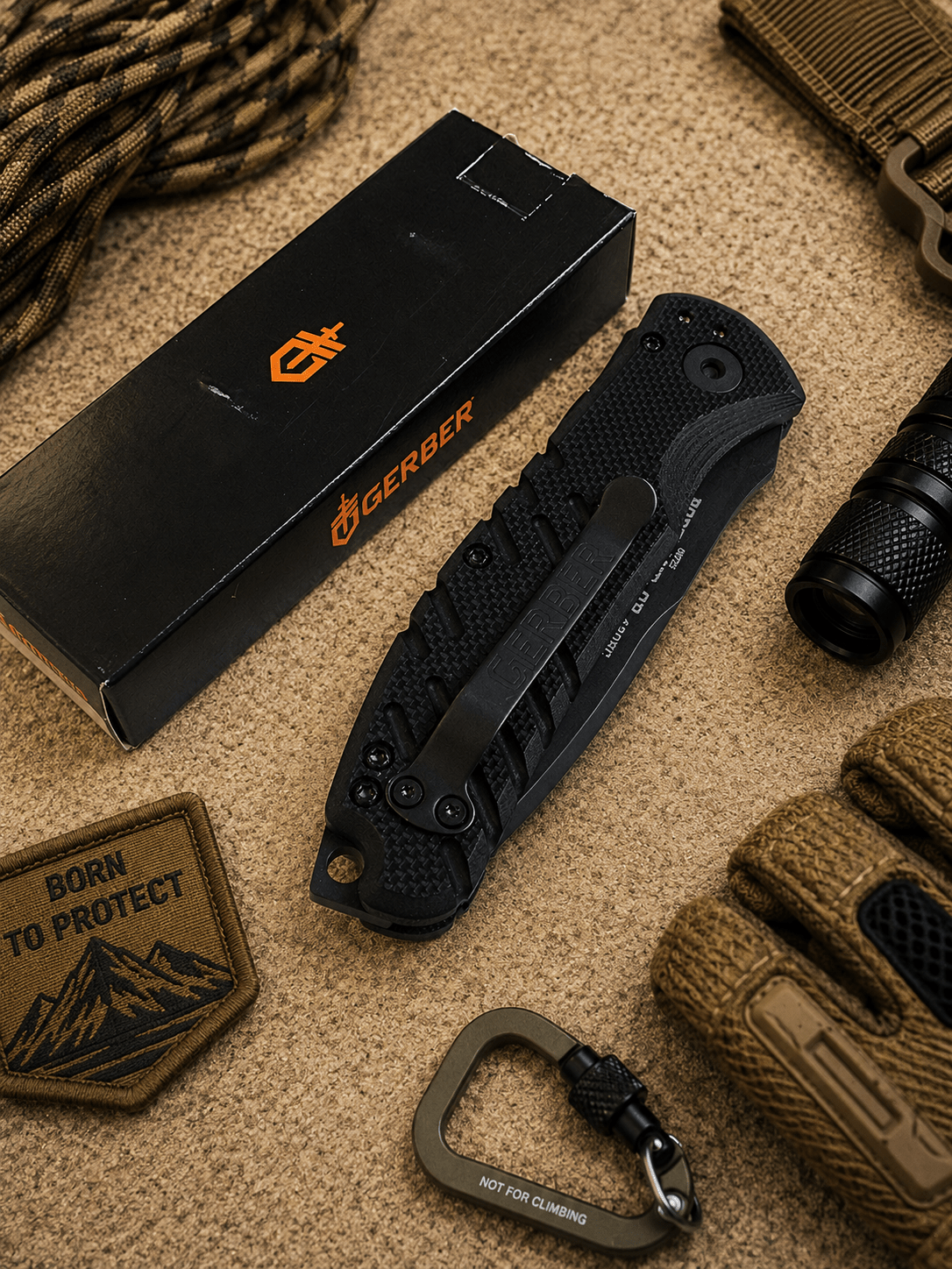 Gerber Propel Downrange Automatic Tactical Knife Black (3.5 Black Serr)