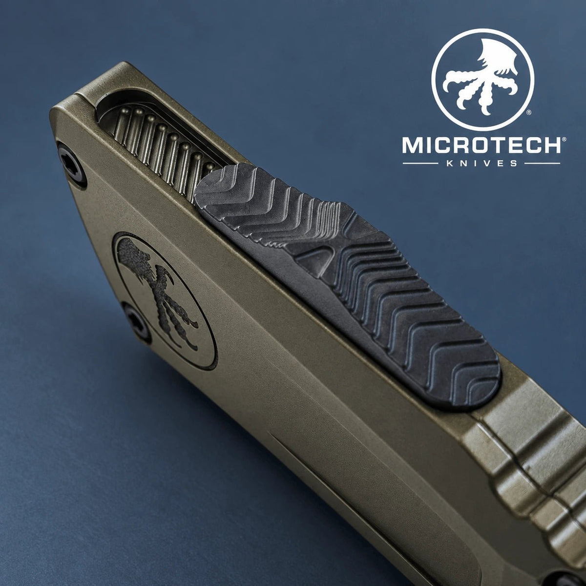 Microtech Combat Troodon Gen III TE OTF Knife - OD Green