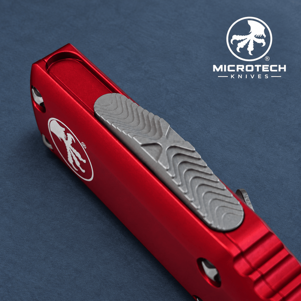 Microtech UTX-85 SE OTF Automatic Knife  Red  (3.1 SW)
