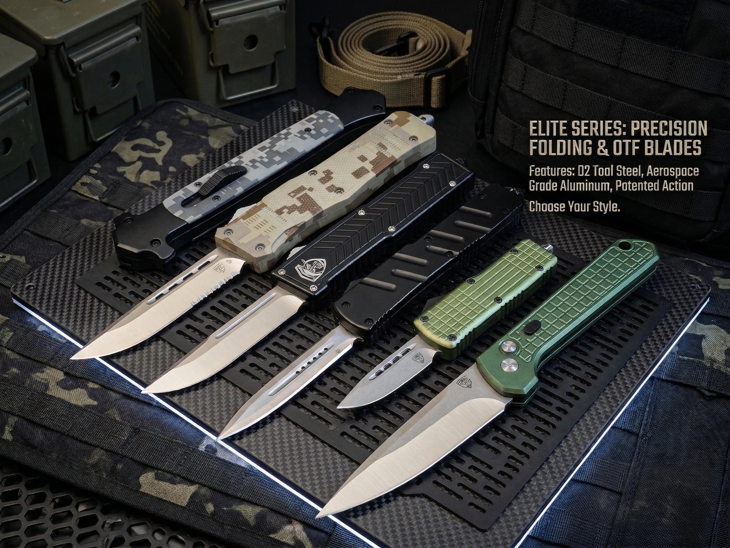 Shop OTF and automatic knives for sale at Southern Sporting Goods. Your trusted tactical knife resource. 