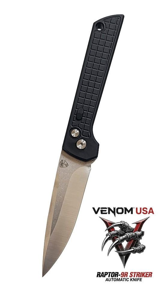Raptor-9R Striker Automatic Knife with Satin DP blade 3.5 inches, sleek design and premium quality