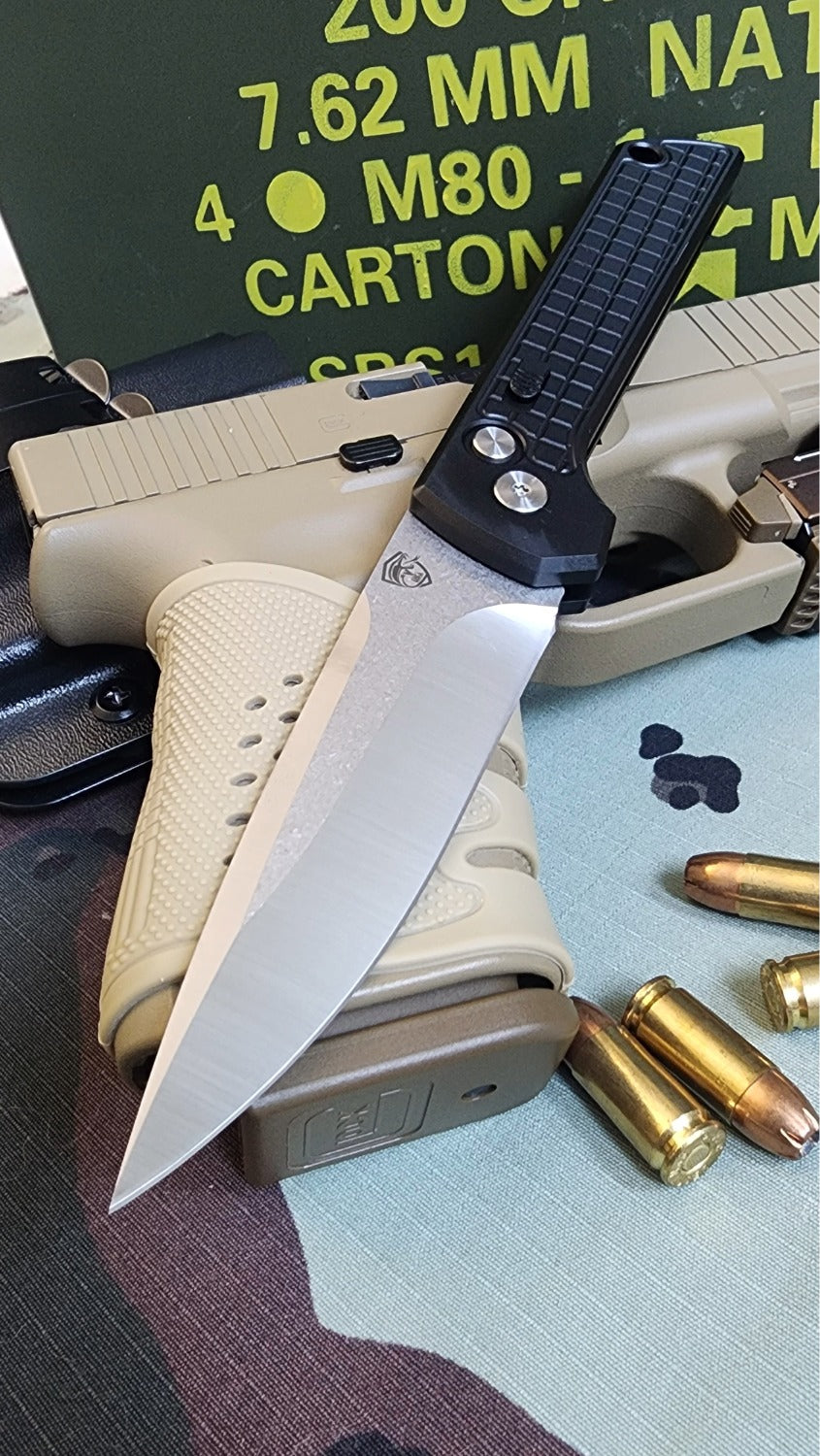 Raptor-9R Striker Automatic Knife (Satin DP 3.5")