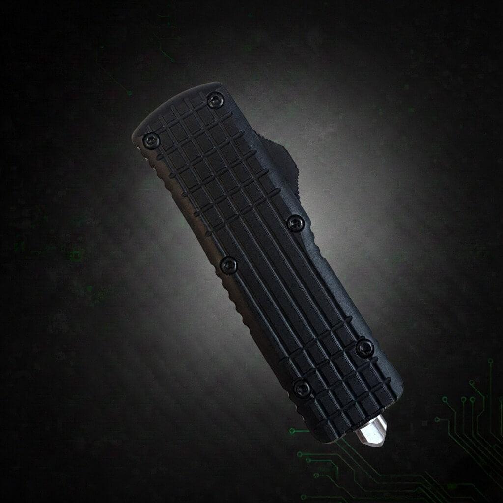 V20 Mini OTF Knife - Black (Satin DE 2.0")