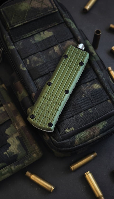 V20 Mini OTF Knife OD (Satin DP 2.0")