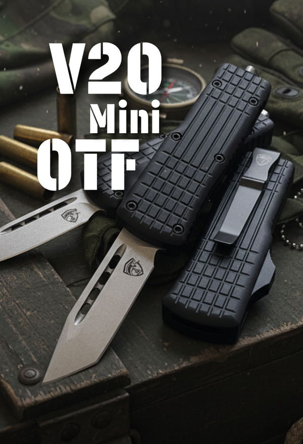 V20 Mini OTF Knife (Satin Tanto 2.0")