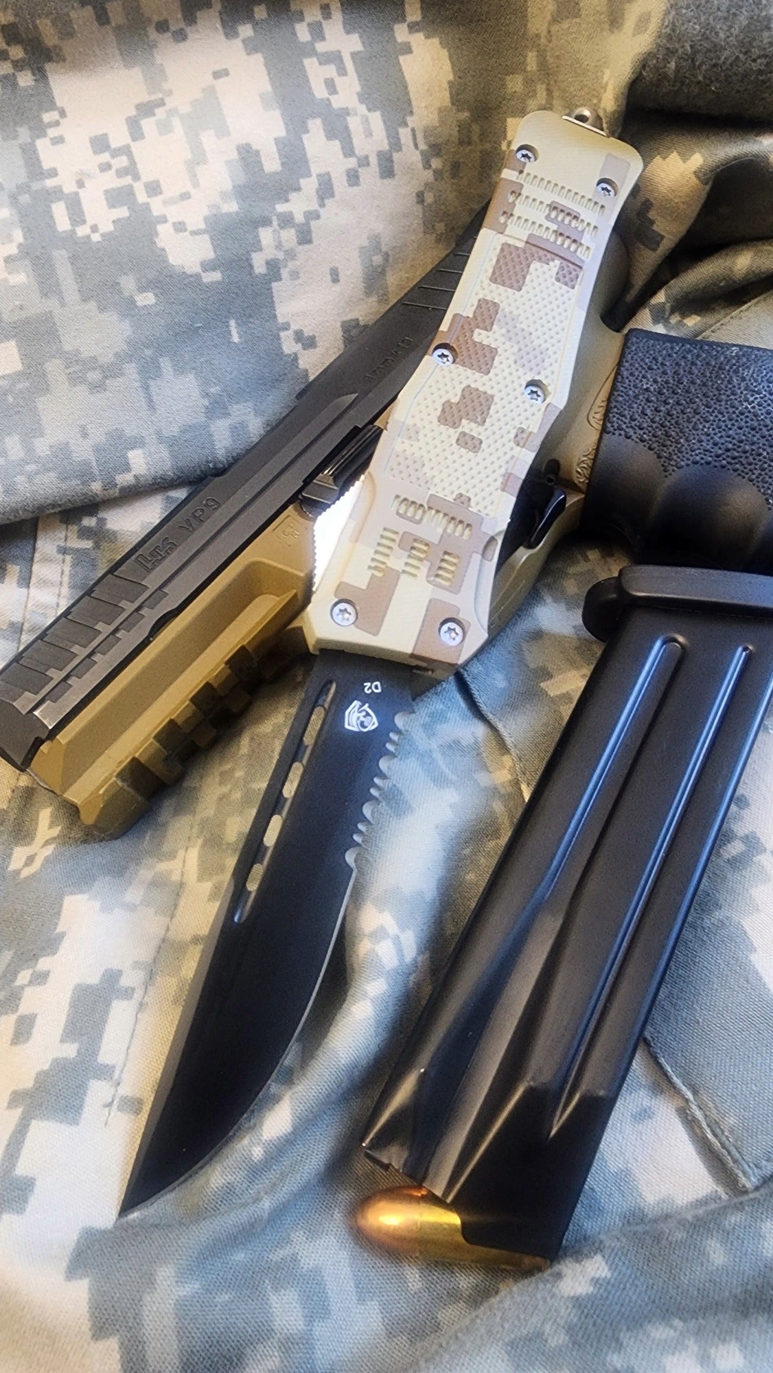 Venom 4TR-G6 OTF - Digital Camo (Black DP Par Set 3.4")