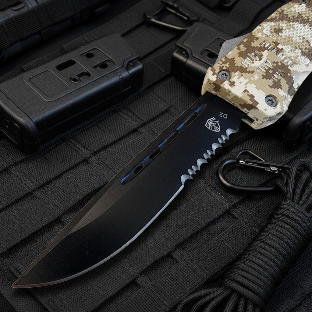 Venom 4TR ELITE Tactical OTF knife in Desert Digital by Black DP Par Ser, ideal for tactical use and durability