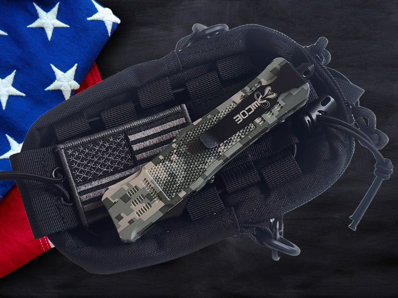 Venom 4TR ELITE Tactical OTF Knife - ACU Camo (Satin Spartan 3.4").
