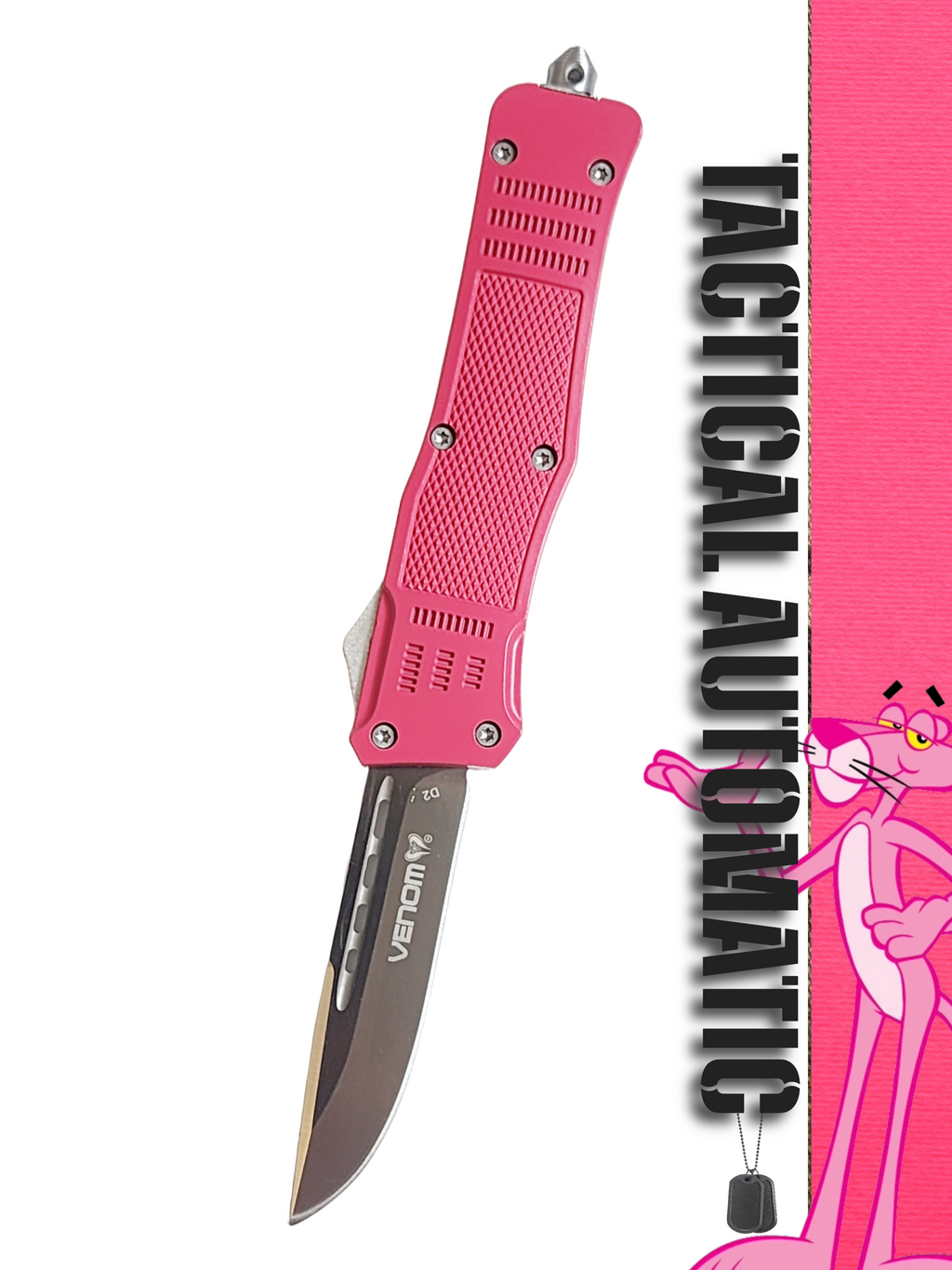 3-Piece Knife Set (Neon Pink Handles) - WebstaurantStore