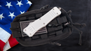 Venom 4TR ELITE Tactical OTF Knife - White (Satin Spartan 3.4").