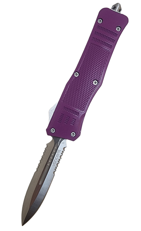 Purple OTF Knife by Venom USA Tactical Knives
