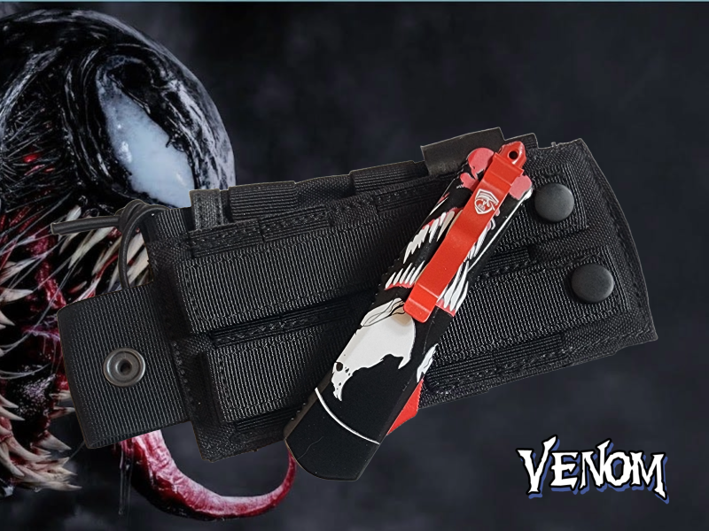 Venom 692 VENOM Edition OTF Knife - Black (Tanto 3.4").