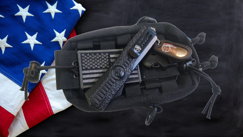 Venom Death Skull Automatic OTF Knife (Black Double Edge 3.4")