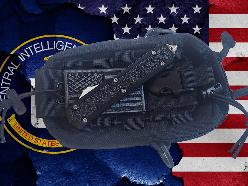 Venom Delta-7R Automatic OTF Knife - Black (Satin Double Edge 3.35").