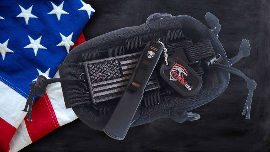 Venom Force 5 OTF Auto Knife - Black (Spartan 3.25").